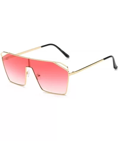 Women Square Fashion Sunglasses - Pink - CJ18WU06NLY $30.91 Square