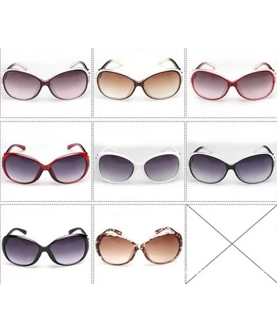 Sunglasses Women Large Frame Polarized Eyewear UV protection 20 Pcs - Red With Gray-20pcs - CQ184CD0XC6 $75.91 Goggle