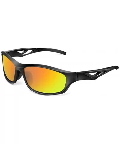 Aviator Sunglasses Polarized Professional Cycling - Red - CB18XNOISIU $49.88 Aviator
