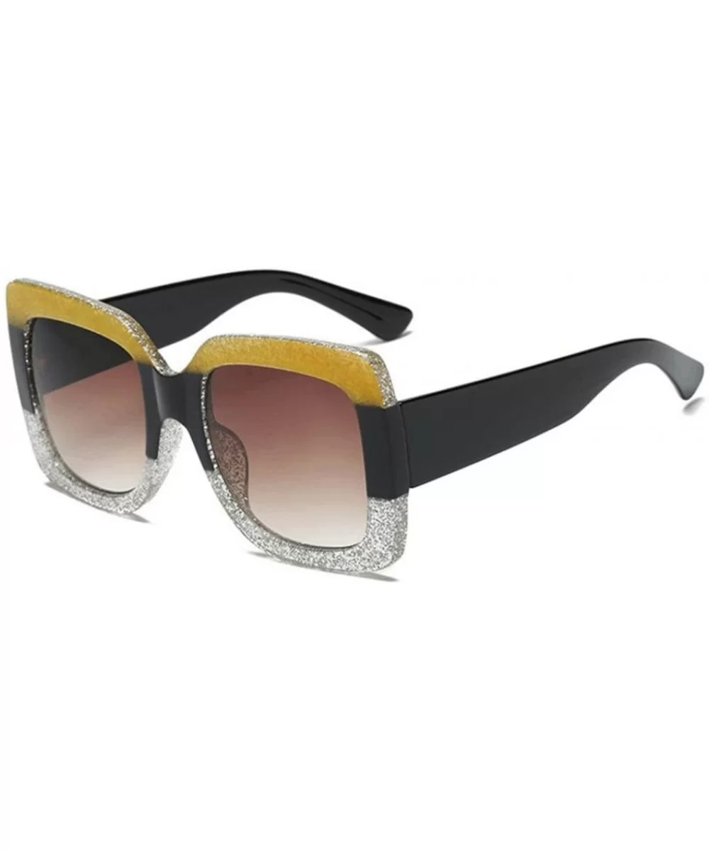 Oversized Sunglasses Clearance Gradient - G - CH18DOYXGS9 $12.74 Oval