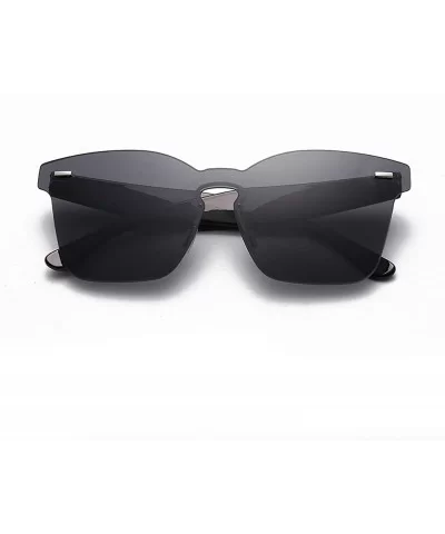 Women Unisex Fashion Chic Shades Acetate Frame UV Sun9134bk - CV18RR2KT96 $13.57 Sport