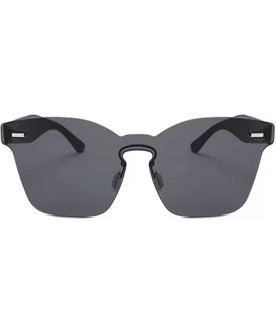 Women Unisex Fashion Chic Shades Acetate Frame UV Sun9134bk - CV18RR2KT96 $13.57 Sport