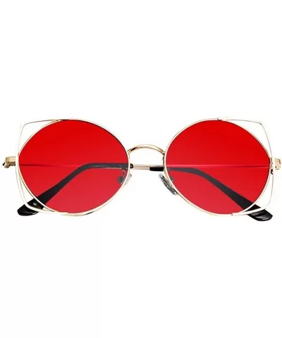 Sunglasses Fashion Lightweight ValentineS - Red - C918SZAYS0L $11.07 Rectangular