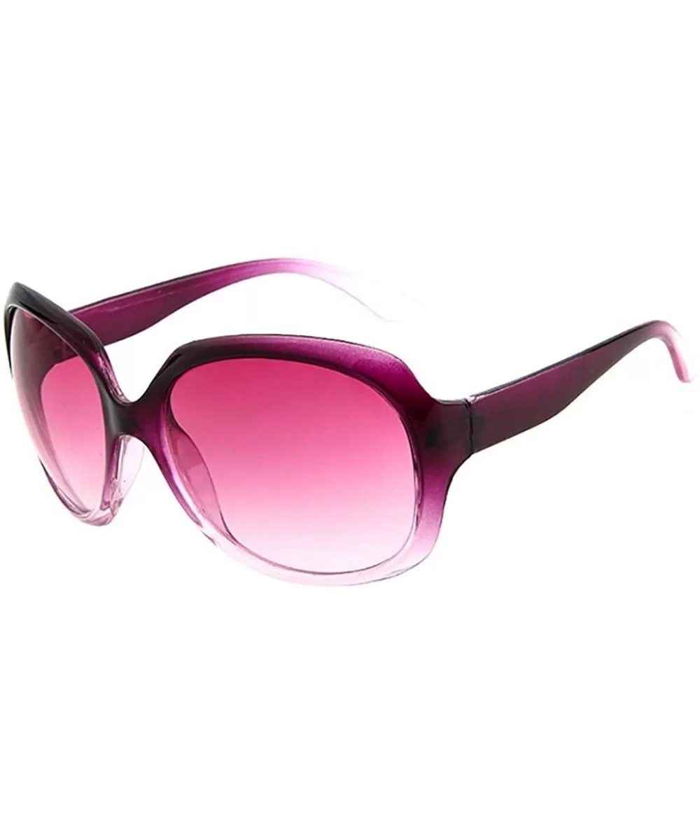 Women Vintage Sunglasses Retro Eyewear Fashion Ladies Sunglasses Oval Sunglasses - B - C118UMN928N $9.66 Oval