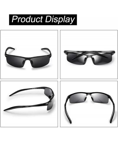 Polarized Sports Sunglasses for Men -Driving Cycling Fishing Sunglasses Men Women Lightweight UV400 Protection - CX18UXL37DU ...