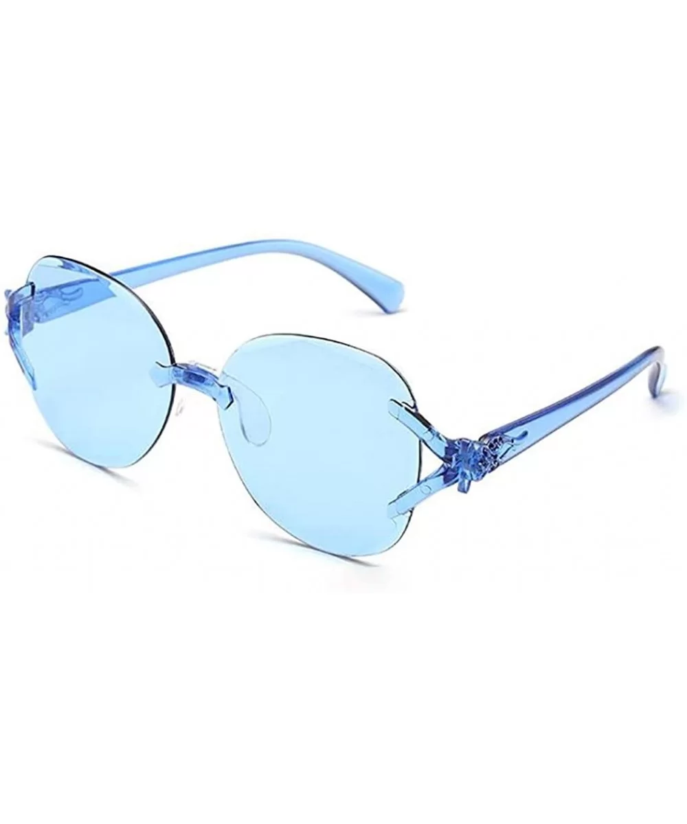 Polarized Sunglasses for Women and Men - UV Protection Frameless Jelly Candy Colorful Sun Glasses - C - CD190KX68E2 $13.19 Sport