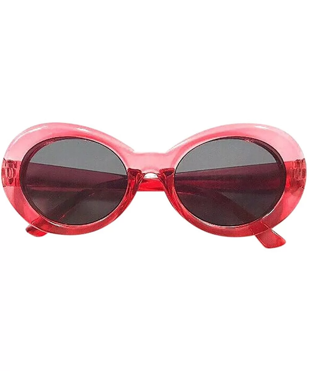 Round Polarized Small Retro Sunglasses UV400 Double Bridge - D - CF194A8AKAM $12.86 Rectangular