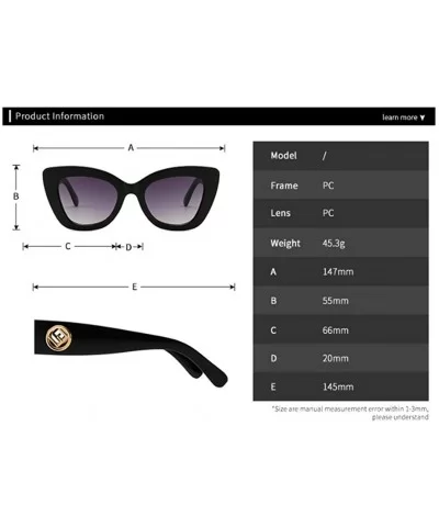 Retro Sunglasses Cat's Eye Miniature Narrow Sunglasses Suitable for Shopping - Driving and Leisure - CS18YIN2SHD $48.96 Goggle