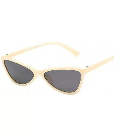 Womens Men Oversized Polarized Sunglasses Retro Protection Plastic Frame Sun Glasses for Driving - Multicolor -C - CY18OORHXU...