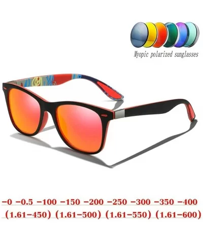 Optical Sunglasses Polarized Myopia Glasses Fashion New Men's -1.0 to -6.0 Nearsighted glasses - CZ18ZT0LXOX $24.25 Square