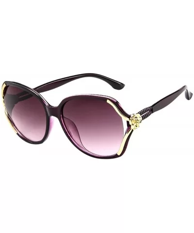 Mens Womens Rose Big Frame Retro Vintage Sunglasses Eye4205g - C218RS6HAQA $12.76 Cat Eye