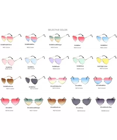 Sunglasses Women Brand Designer Candy Color Gradient Sun Glasses Outdoor Goggles Party - Gold Double Tea - CM18WD7HDLZ $18.53...