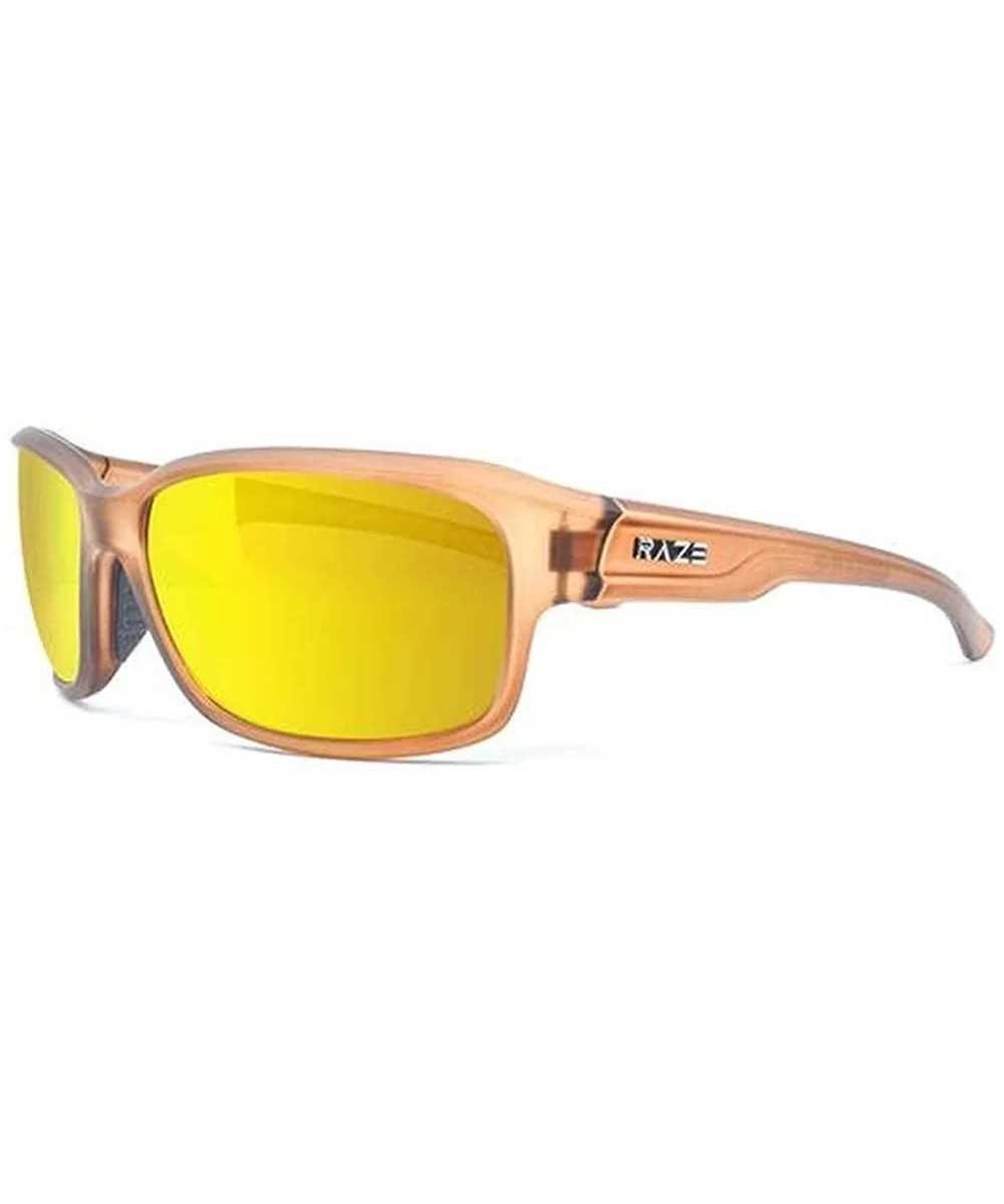 Ledge Golf Sport Riding Sunglasses - Crystal Tan - CZ18RX0RSR8 $21.90 Sport