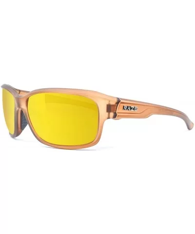 Ledge Golf Sport Riding Sunglasses - Crystal Tan - CZ18RX0RSR8 $21.90 Sport