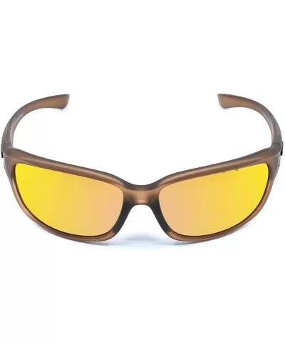 Ledge Golf Sport Riding Sunglasses - Crystal Tan - CZ18RX0RSR8 $21.90 Sport