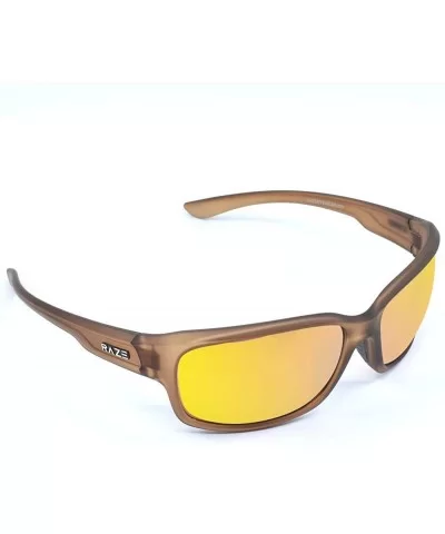 Ledge Golf Sport Riding Sunglasses - Crystal Tan - CZ18RX0RSR8 $21.90 Sport