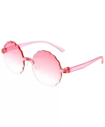 Lightweight One Piece Candy Colorful Unisex Sunglasses Frameless Multilateral Shaped Party Eyewear - C - CG1900O7QLK $11.87 R...