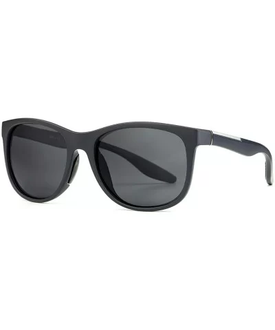 Sunglasses Men Polarized Classic Light Vintage Square Luxury Sun Glasses - Grey - C118S5666M4 $37.14 Square