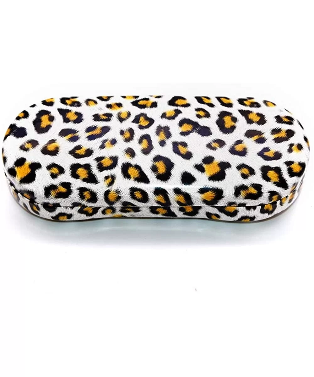 Glasses Case Hard Shell Leopard Print - Eyeglass Case For Men - Women - and Kids - Brown - CU12LNO5IZ5 $11.34 Aviator