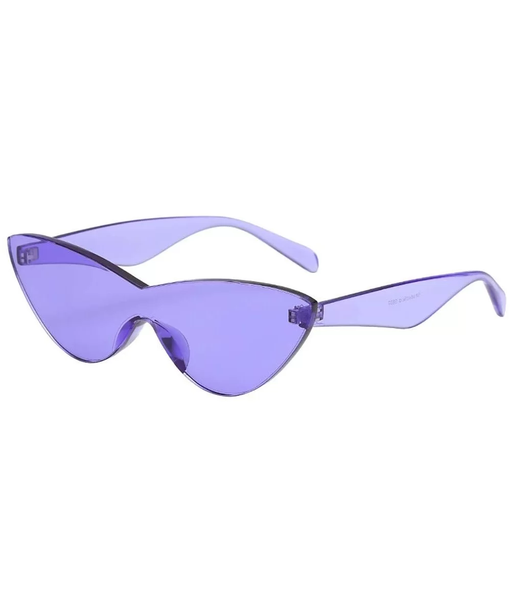 Sunglasses Fashion Vintage Translucent - F - C518R2ILAS3 $12.29 Cat Eye