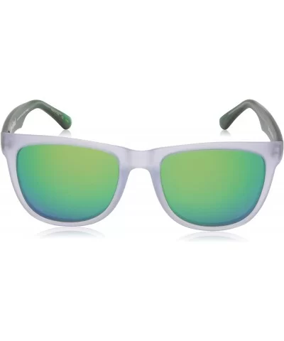 Life is Good Unisex-Adult Andes Polarized Square Sunglasses - Matte Crystal Green - CC18RNZUT55 $46.24 Square