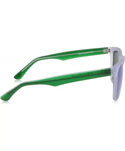 Life is Good Unisex-Adult Andes Polarized Square Sunglasses - Matte Crystal Green - CC18RNZUT55 $46.24 Square