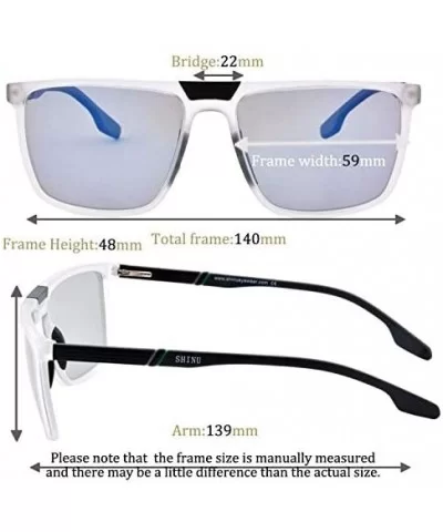 Men Oversize Polarized Sunglasses UV400 Protection Sun Outdoor Eyeglasses - SH2003 - C2 - C11939I574K $34.38 Rectangular