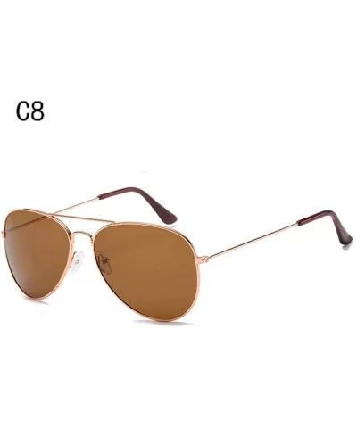 2019 New Vintage Classic Sunglasses Men Oval Luxury Brand Designer Driving C1 - C8 - CP185DYWCOD $10.97 Oval