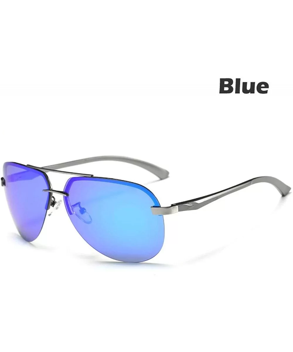 Men's Polarized Sunglasses Metal Alloy Driving Glasses 100% UV400 Protection Goggles Eyewear Pilot - C5197A2RUZH $53.03 Goggle