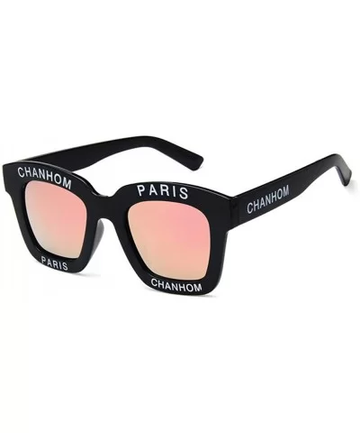 Sunglasses Designer English Letters - C8 - CY18TZQ3QAH $39.45 Oversized