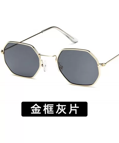 Fashion Ladies Retro Eye Classic Women Sunglasses Tinted Color Lens Small Square Frame Sun Glasses - 1 - CS198A7GUNL $56.87 O...