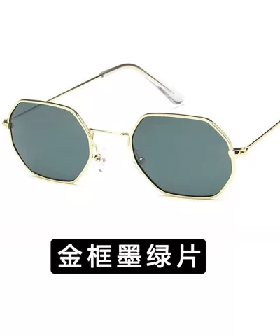 Fashion Ladies Retro Eye Classic Women Sunglasses Tinted Color Lens Small Square Frame Sun Glasses - 1 - CS198A7GUNL $56.87 O...