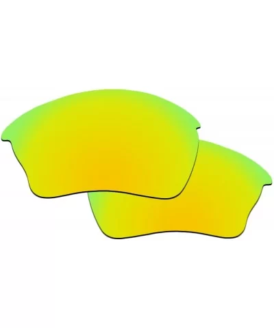 Replacement Lenses Half Jacket XLJ Sunglasses - Various Colors - 24k Gold - Anti4s Mirror Polarized - C2187W5O56D $20.91 Aviator