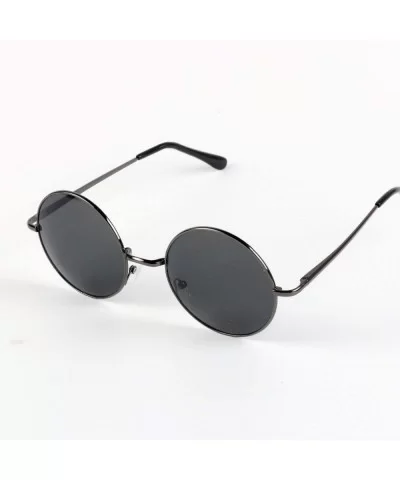 Small Round Sunglasses Women Glasses Lady Retro Metal Sun Yellow Vintage Tiny Female Men - 3 - CQ198ZS74GG $53.73 Aviator