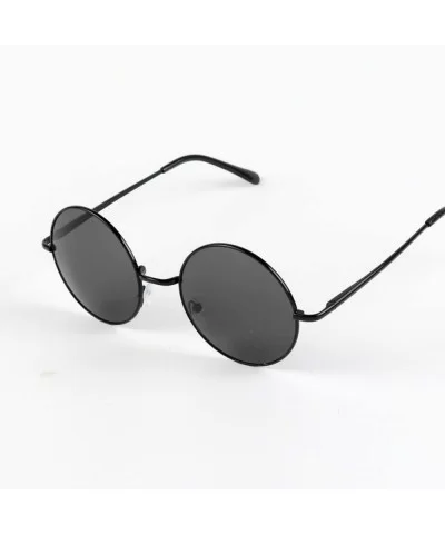 Small Round Sunglasses Women Glasses Lady Retro Metal Sun Yellow Vintage Tiny Female Men - 3 - CQ198ZS74GG $53.73 Aviator