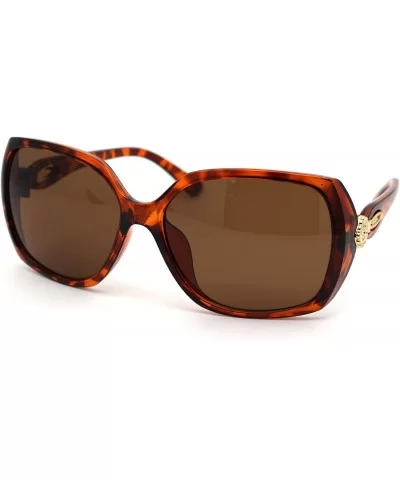 Womens Fashion Luxury Oversize Diva Plastic Butterfly Sunglasses - Tortoise Brown - CR18XEZXQQZ $13.66 Oversized