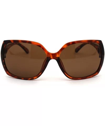 Womens Fashion Luxury Oversize Diva Plastic Butterfly Sunglasses - Tortoise Brown - CR18XEZXQQZ $13.66 Oversized