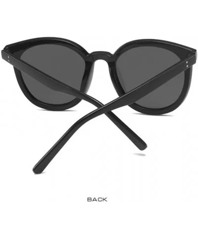 Women Luxury Flat Top Cat Eye Sunglasses Men Elegant Casual Sun Glasses Female Mirror Glasses (C) - C - C1194ZA766K $10.53 Ca...