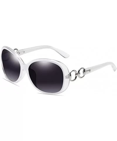 Polarized Sunglasses Antiglare Anti ultraviolet Baseball - White - CI18WDNDLSH $39.81 Oval