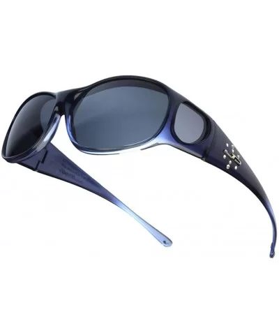 Jonathan Paul Element Medium Polarized Over Sunglasses - Sapphire-crystal - CG11LY9XG3B $86.41 Wrap