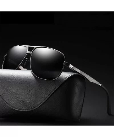 Sunglasses Polarized Antiglare Anti ultraviolet Travelling - Yellow - CL18WNUK0KZ $45.44 Square