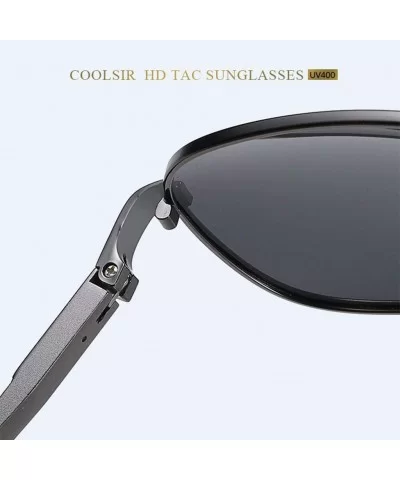 Sunglasses Polarized Antiglare Anti ultraviolet Travelling - Yellow - CL18WNUK0KZ $45.44 Square