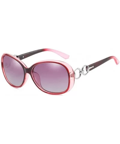 Ladies Polarized Sun- Plastic Full Frame Driving - C3 - C7197CSADDT $58.11 Sport