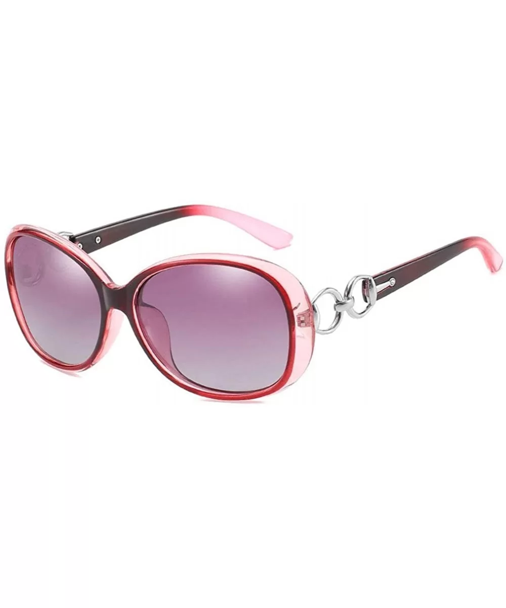 Ladies Polarized Sun- Plastic Full Frame Driving - C3 - C7197CSADDT $58.11 Sport