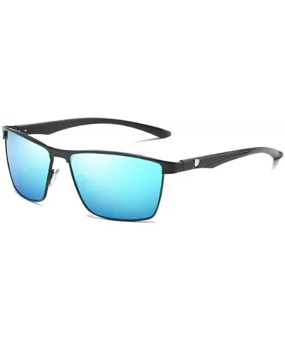 Polarized Sunglasses Glasses Teardrop MDYHJDHHX - E Blue - C818X7O04KX $36.28 Round