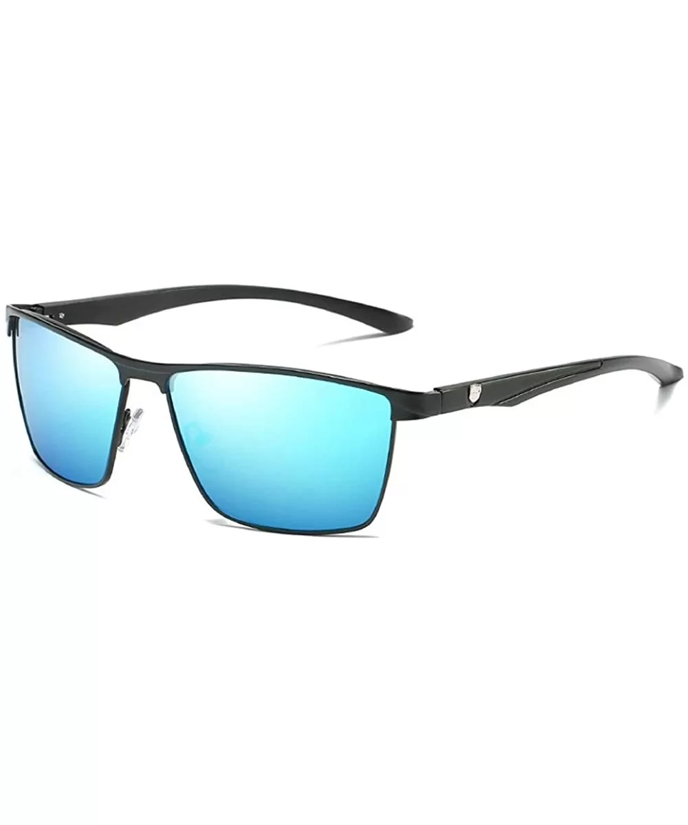 Polarized Sunglasses Glasses Teardrop MDYHJDHHX - E Blue - C818X7O04KX $36.28 Round