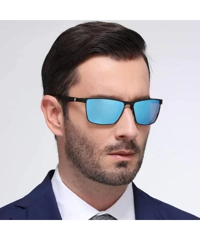 Polarized Sunglasses Glasses Teardrop MDYHJDHHX - E Blue - C818X7O04KX $36.28 Round