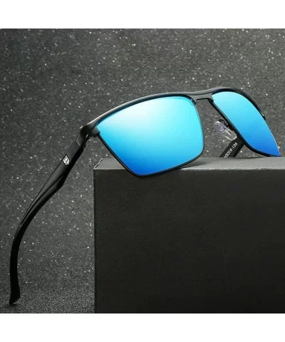 Polarized Sunglasses Glasses Teardrop MDYHJDHHX - E Blue - C818X7O04KX $36.28 Round