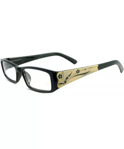 ITALY Design Trendy Rx Women Rectangular Frame Clear Lens Eye Glasses MOCHA - CJ125J0EML5 $18.14 Rectangular