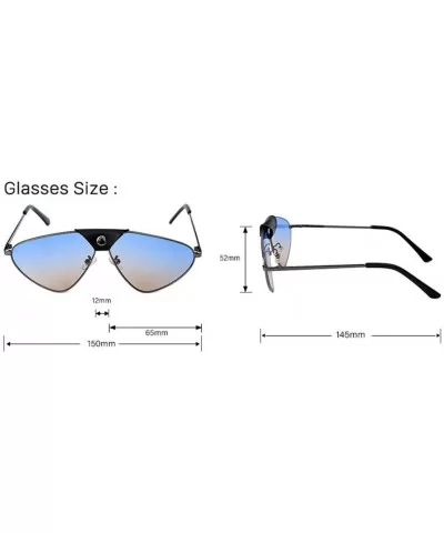 Fashion Metal Polarized Sunglasses Sunglasses Men and Women Silicone Nose Pads Comfortable Glasses - 5 - CD190R3SMOX $57.04 S...